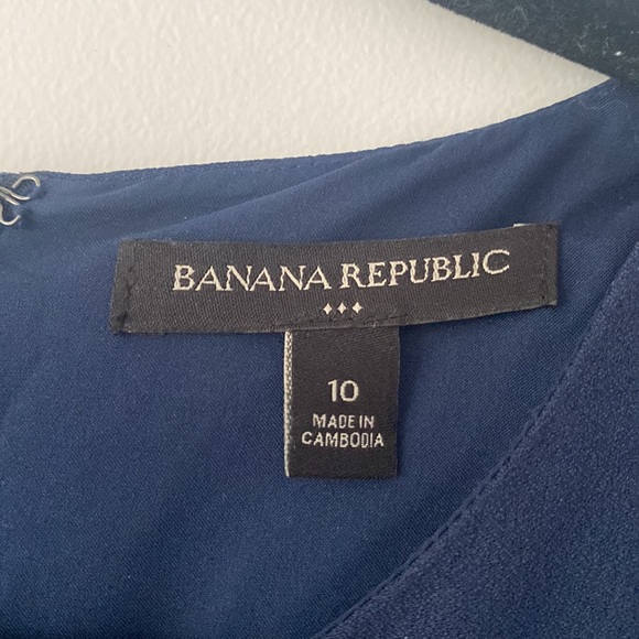 Banana Republic size 10 navy blue dress - Picture 4 of 4